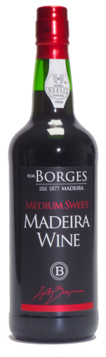 Madeira wine, Medium Sweet, Borges, polosladké, 750 ml