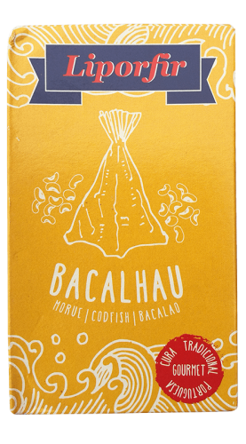 Bacalhau, treska s fazolemi v olivovém oleji, 120 g